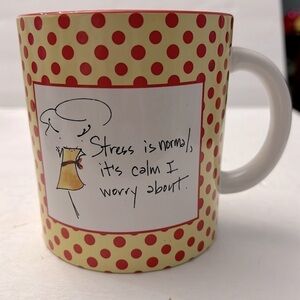 Mary Phillips Designs Stress is Normal Coffee Mug